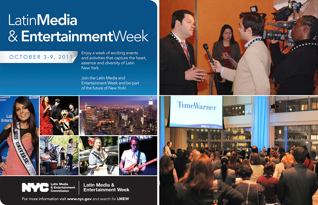 New York City Latin Media Week Marketing Materials